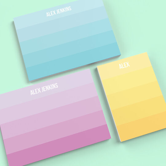 Layers of Color Flat Note Card Collection